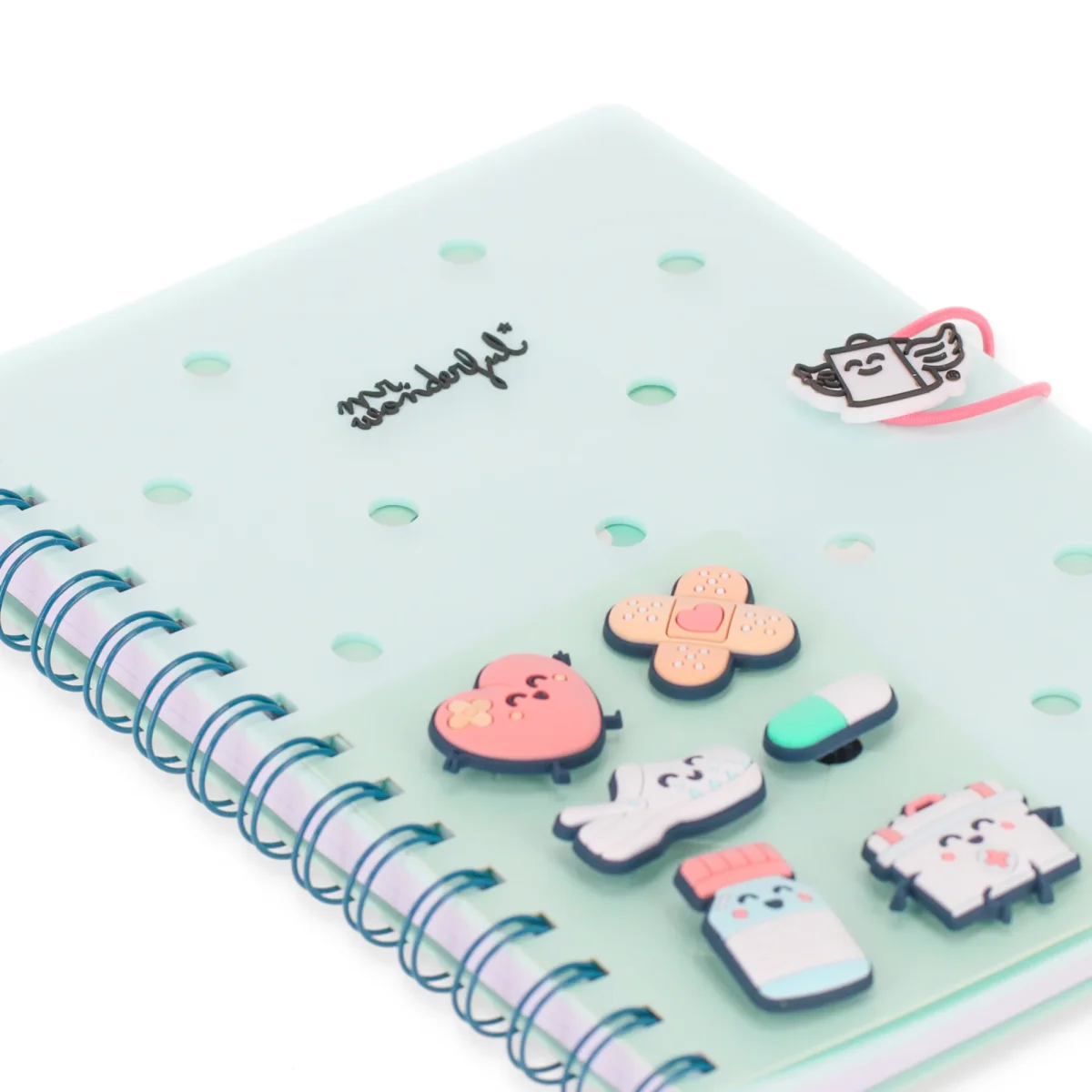 Libreta A5 con charms - I call it a good day if I get smiles on my way - Image 5