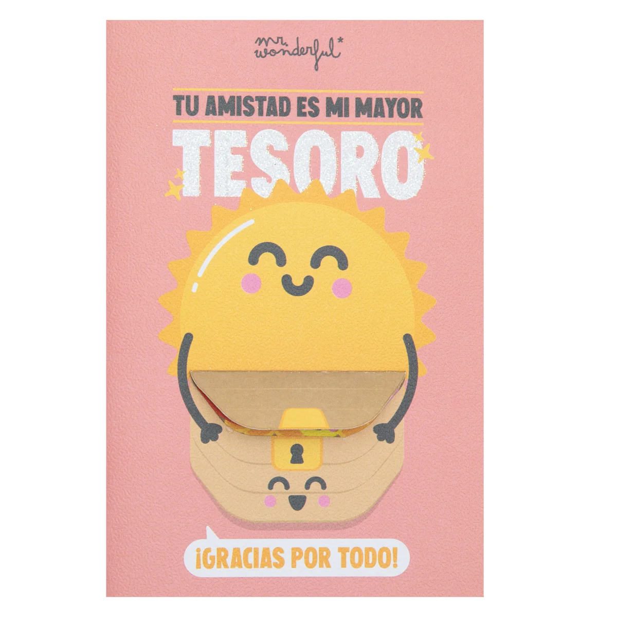 Postal - Tu amistad es mi mayor tesoro, ¡gracias por todo!
