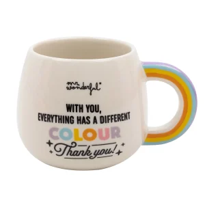 Taza 3D Arcoíris - With you, everything has a different colour. Thank you!