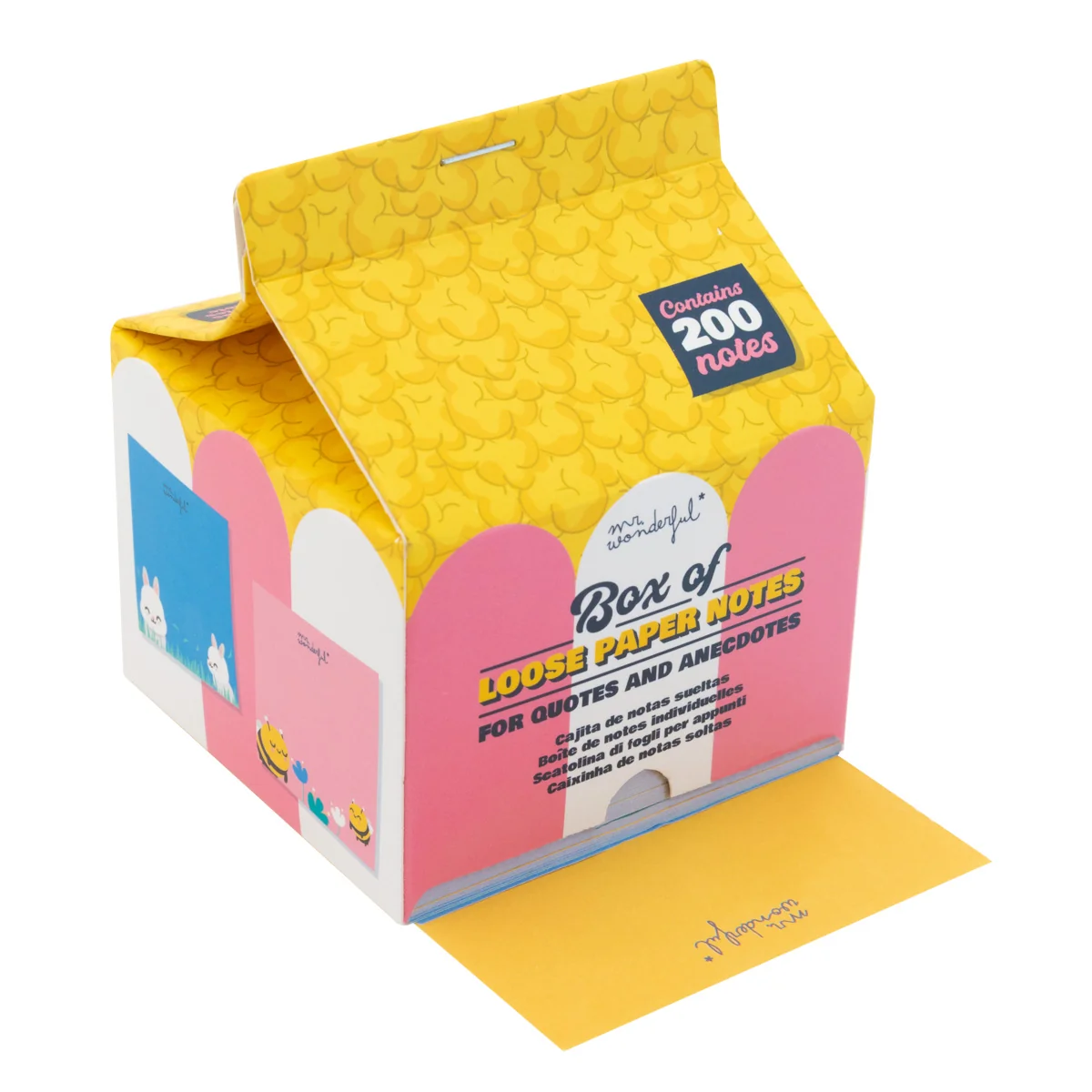 Box of loose paper notes for quotes and anecdotes - Image 5