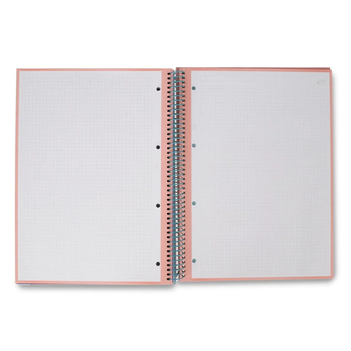 Libreta A4 rosa 120 hojas - Cuadriculada y microperforada - Image 3