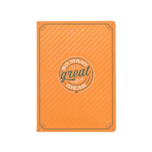 Orange A5 notebook - So many great ideas