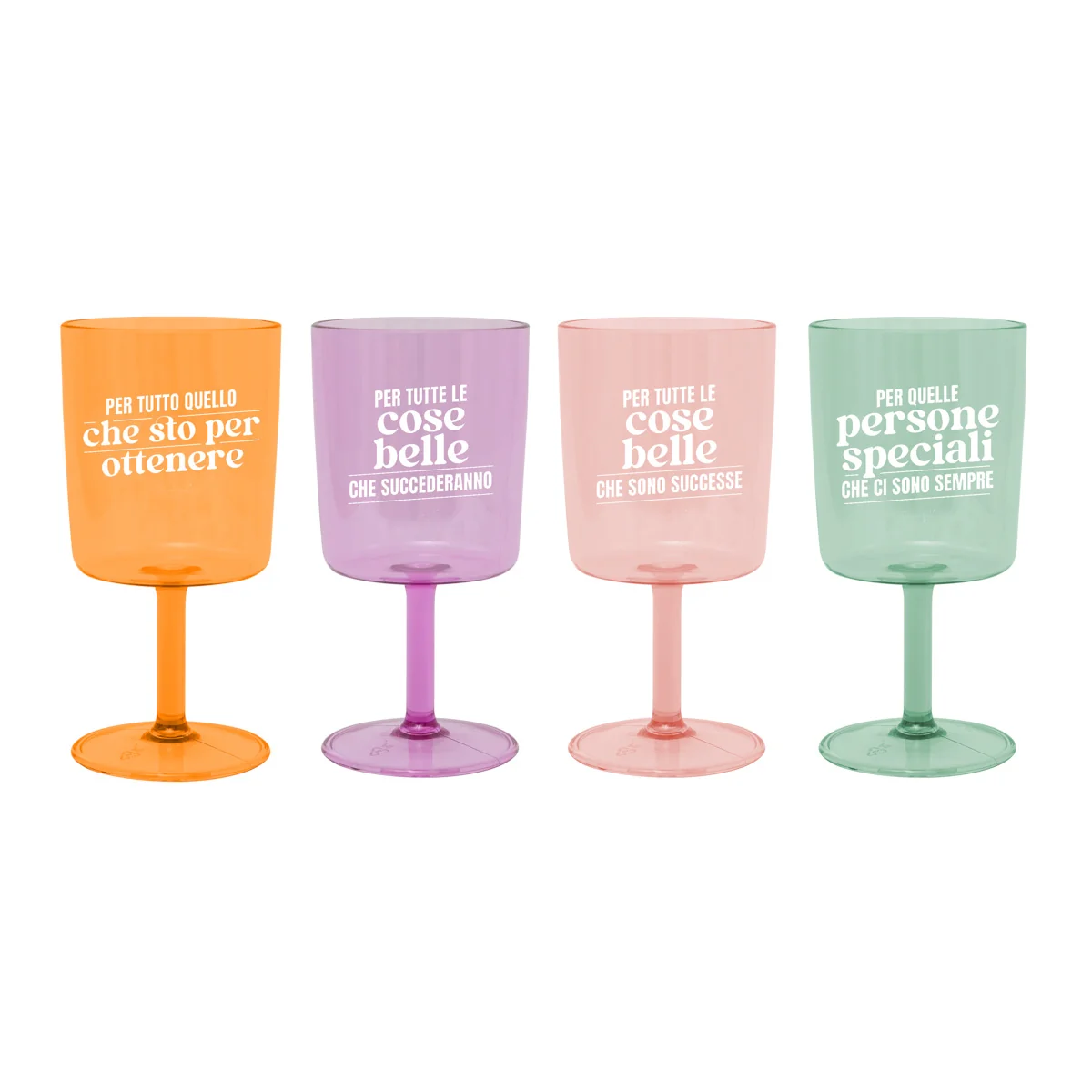 Set di 4 calici da vino per brindare per mille motivi - Image 3