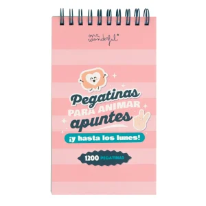 Bloc de pegatinas para animar apuntes ¡y hasta los lunes!.