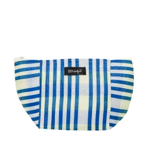 Neceser de rayas – Azul y blanco