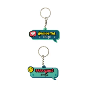 Kit de 2 porta-chaves - Somos tal para qual