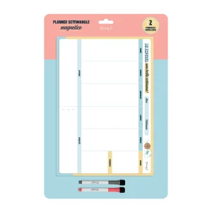 Planner settimanale magnetico e cancellabile - Mi aspetta una bella settimana!