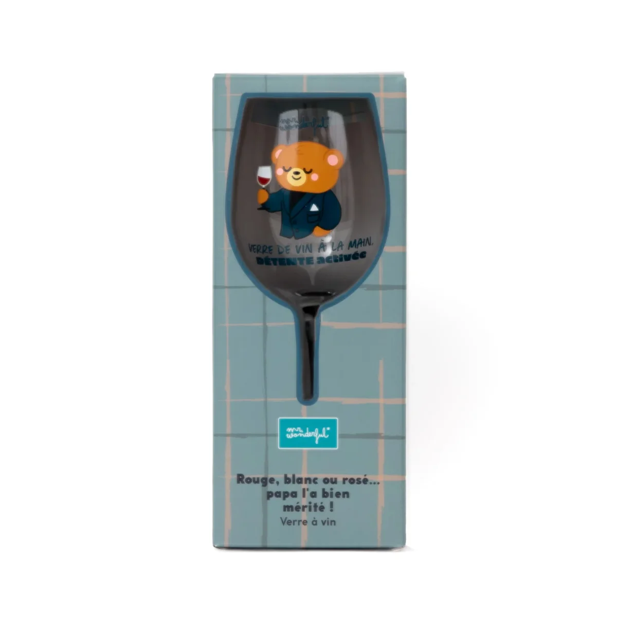 Verre à vin – Verre de vin à la main, détente activée - Image 4