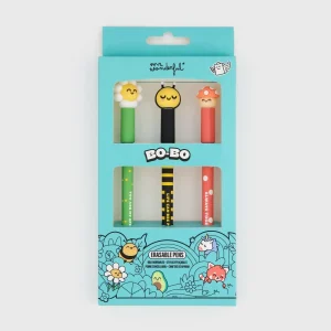 Set de 3 bolis borrables Bo-Bo - Margaríta, Abeja y Seta