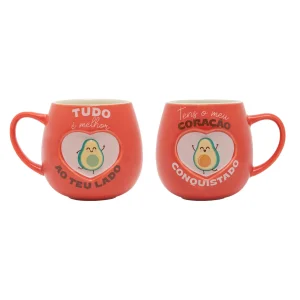 Kit de 2 canecas - Tudo é melhor ao teu lado. Tens o meu coração conquistado