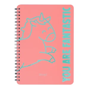 Libreta A4 Unicornio rosa - You are fantastic