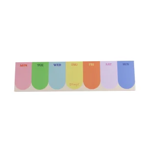 Weekly planner for the keyboard