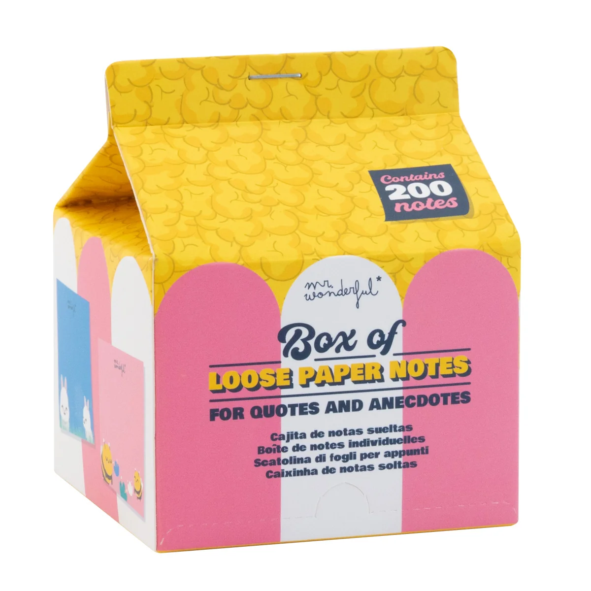 Box of loose paper notes for quotes and anecdotes - Image 2