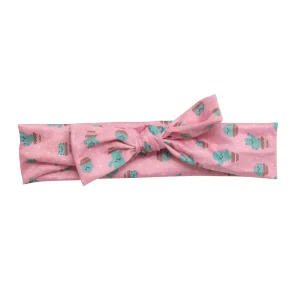 Turbante elástico infantil con lazo Beter - Cactus