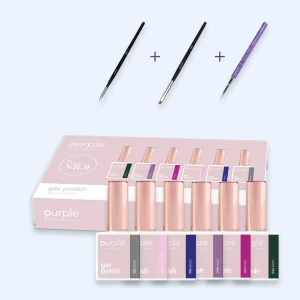 Verniz Gel Purple - Caixa Coleção Nº9 6uni.
