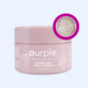 Gel Builder Epic Marmor Honey Glow - Purple
