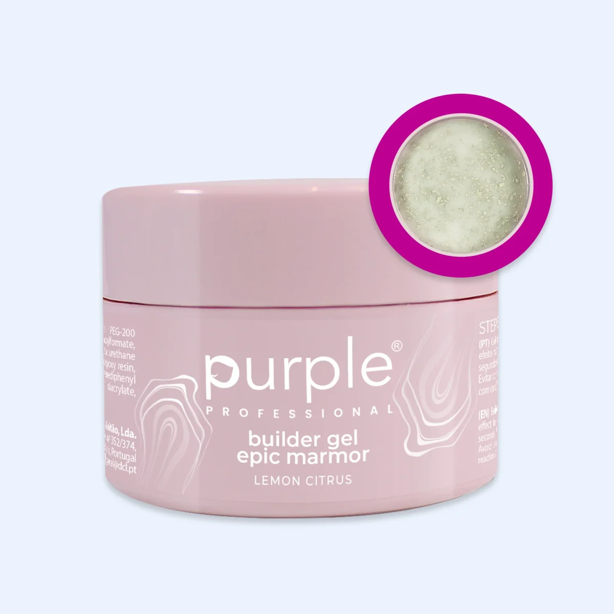 Gel Builder Epic Marmor Lemon Citrus - Purple - Image 2