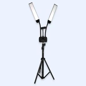 Kit FB Double Lamp - Kit Iluminação Led c/ Braço Duplo + Tripé FB