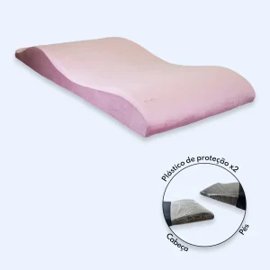 Kit Proteção Colchão FB - Rosa Velho