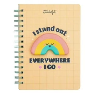Libreta A5 3D - I stand out everywhere I go