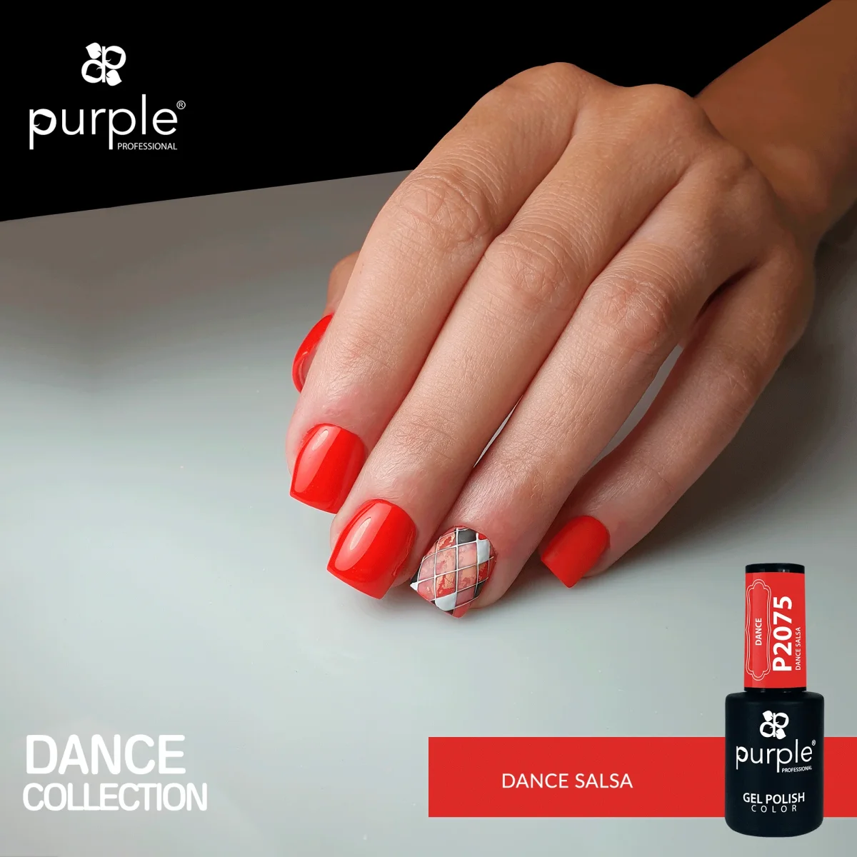 Verniz Gel Purple -Dance Salsa P2075 - Image 4