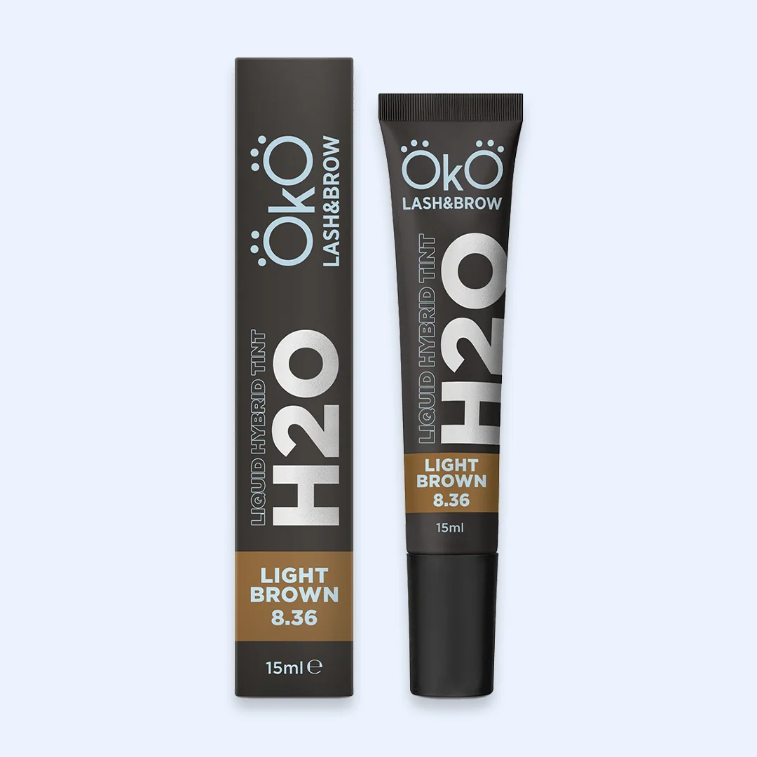 Tinta Líquida Híbrida H2O Light Brown 8.36 - OKO