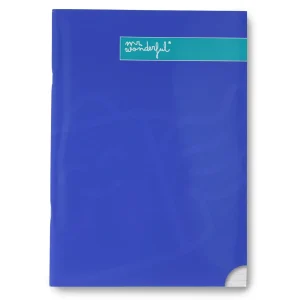 Libreta A4 azul 48 hojas - Pautada