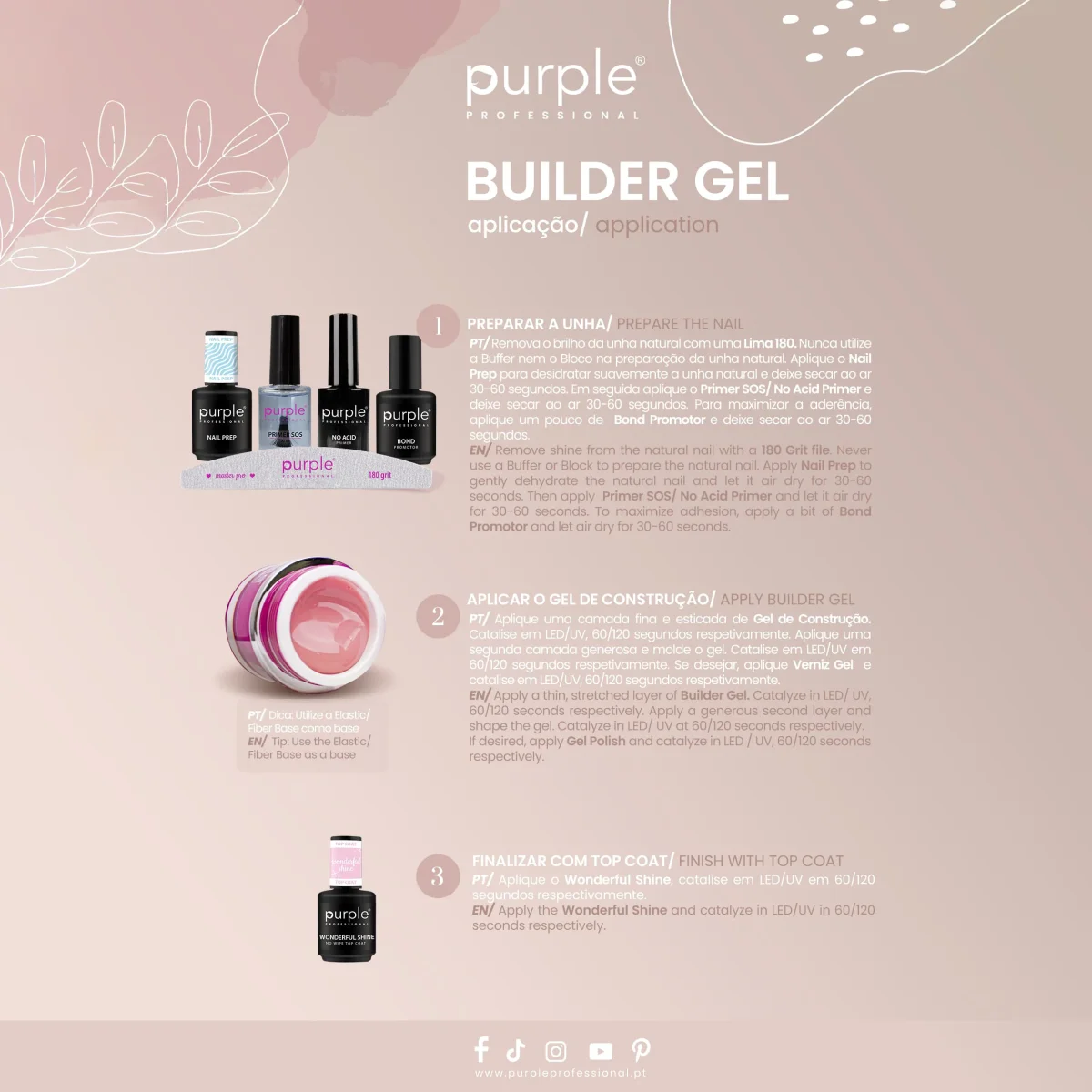 Gel Builder Thixo Masque Beige - Purple - Image 4