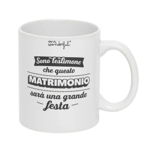 Tazza Iconic - Sono testimone che questo matrimonio sarà una grande festa