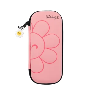 Estuche con diseño en 3D Margarita - Rosa
