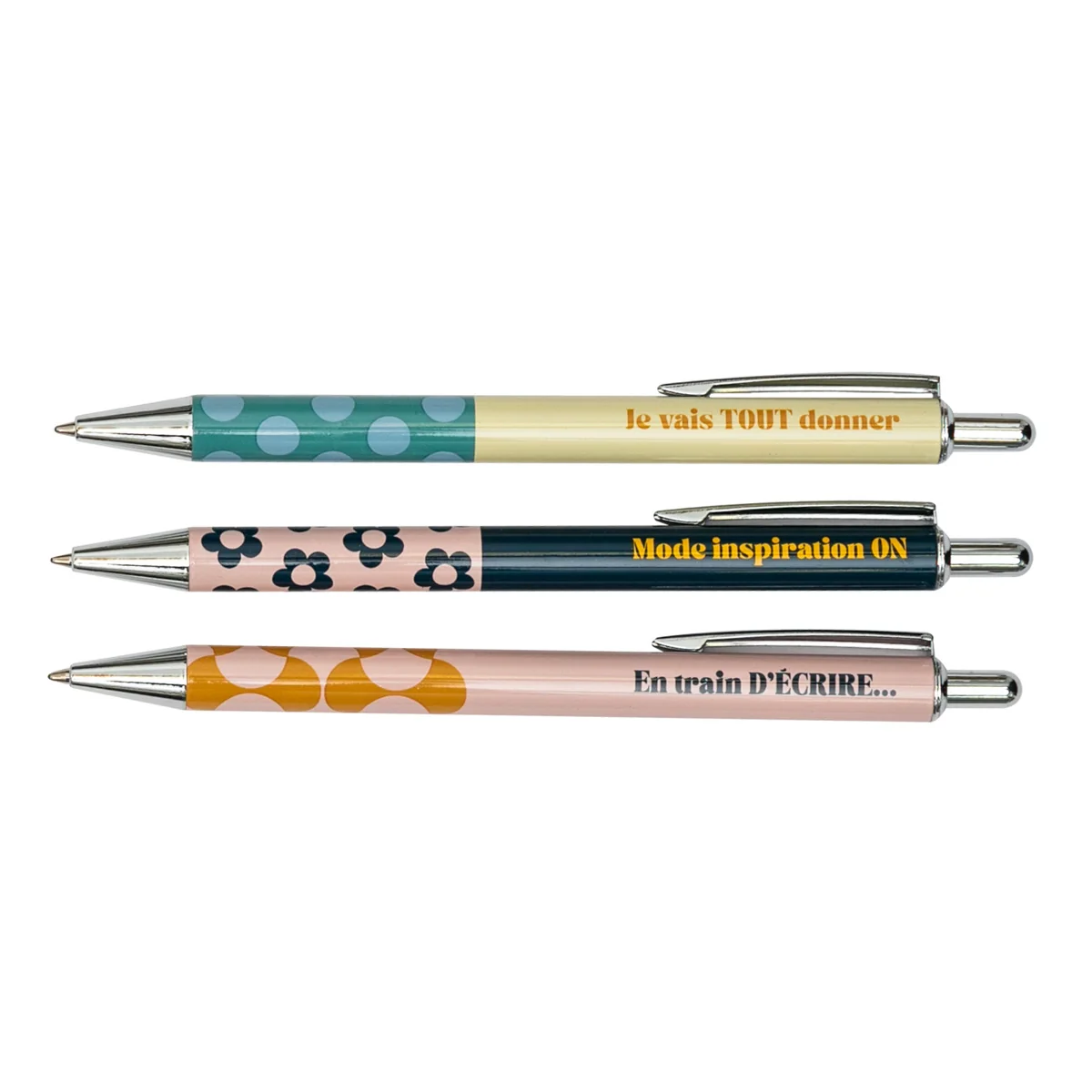 Trousse avec 3 stylos - Savoure chaque instant - Image 2