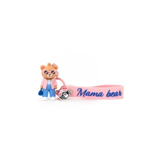 Llavero con charms - Mamá Oso