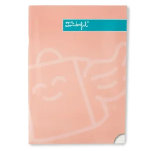 Libreta A4 rosa 48 hojas - Pautada