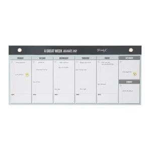 Slim weekly organiser - A great week awaits me
