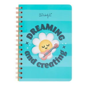 Libreta A5 Margarita 3D - Dreaming and creating.