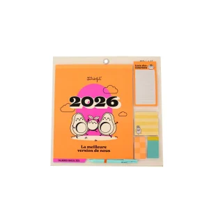 Calendrier mural magnétique familial 2026 - La meilleure version de nous