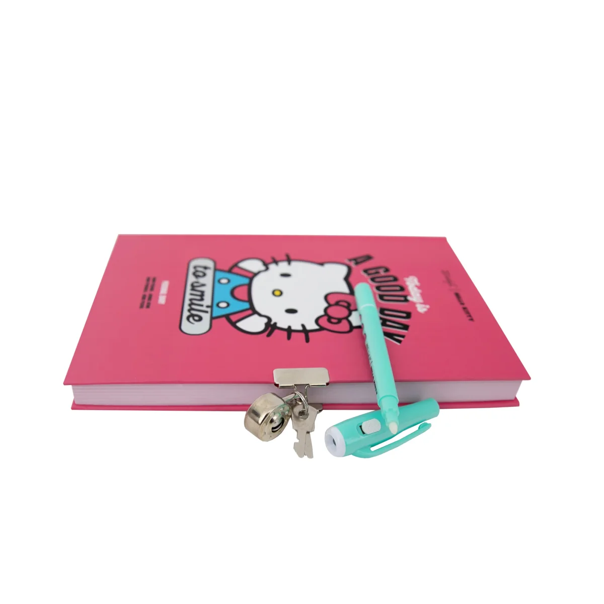 Diario personal + boli con tinta normal e invisible Hello Kitty - Today is a good day to smile - Image 4