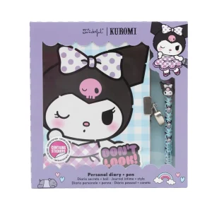 Diario secreto + Boli borrable Kuromi - Don't look!