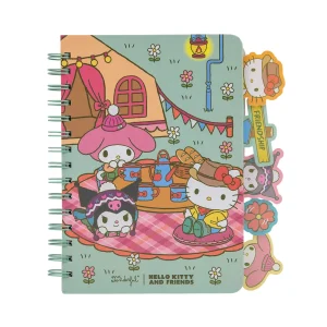 Libreta A5 con separadores Hello Kitty & Friends - Camping