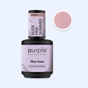 Fiber Base Nude Pink Shimmer - Purple